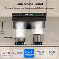 36 In. 900 CFM Convertible Wall Mount Range Hood in Stainless Steel under Cabinet Range Hood